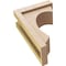 Ekena Millwork 5"W x 10"D x 15"H Classic Emerson Rough Cedar Woodgrain TimberThane Corbel, Primed Tan CORUR05X10X15EMRRCPR - alternate 2